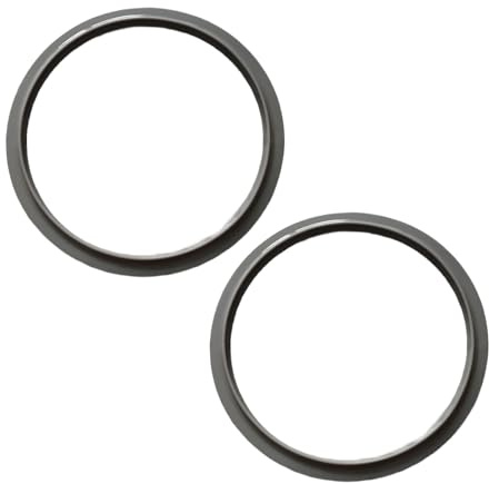 2 anelli di tenuta in silicone resistenti alle alte temperature per una maggiore efficienza di cottura e guarnizione resistente alle alte temperature