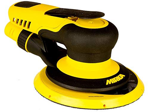 Mirka PROS 625CV 150mm Central Vacuum 2.5mm Air Powered Random Orbital Sander + 6 Backing Pad 12000rpm
