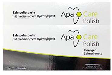 2x 20ml ApaCare Polish Zahnpolierpaste Flüssiger Zahnschmelz │NEU