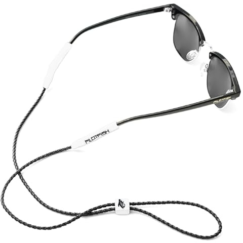 Pilotfish Leder-Sonnenbrillenband – Brillenhalteband für Männer oder Frauen, sichere Brillen- oder Sonnenbrillenkette (The The