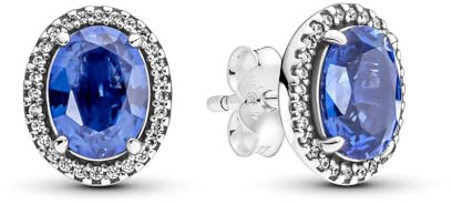 Pandora Sparkling Statement Halo Stud Earrings - Sterling Silver & Cubic Zirconia Earrings - Gift for Her - No Box