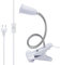 Wrpacttg Base de Lampe Table à LED E27 Douille d’ampoule Pince Support Col Cygne Clip pour avec Interrupteur 360° Prise Lecture,Maquillage, Blanche, 1pc