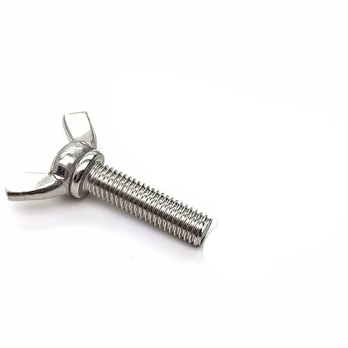 Générique 1 pc M3 M4 M5 M6 M8 M10 DIN316 Boulon de Papillon 304 Boulon d'aile en Acier Inoxydable Vis de la Griffe d'aile à Aile Serre Les vis de serrer Les Mains (Taille : M5-10mm(10pcs))