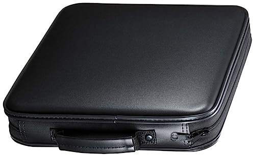 Alipis DVD-aufbewahrungsbox Mit Großer Kapazität Tragbare Disc-Tasche Praktischer Cd-Halter Mit Reißverschluss Für Reisen Und Sammeln Zu Hause