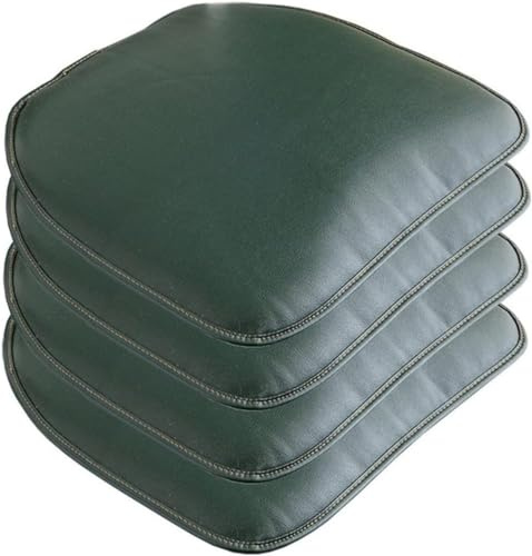 Stuhlkissen mit Bändern (43 * 41cm) 1/2/4er set Outdoor/Innen Sitzkissen Stuhl rutschfest Sitzauflage Sitzpolster halbrund für Stühle in Haus /Garten /Büro/Esszimmerstuhl ( Color : A6 , Size : 40X43cm