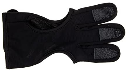 BELLIFFY Bogenschießhandschuhe Zum Schutz Der Finger Verstellbarer Handschuh Für Bogenschießen Professioneller Fingerschutz Zubehör
