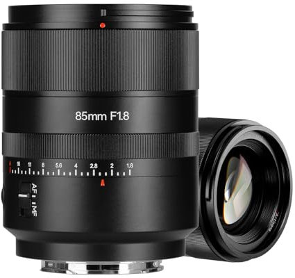 7artisans AF 85mm F1.8 Full Frame Camera Lens Compatible for Sony E Mount, Large Aperture, Prime, STM Face/Eye Auto Focus,for Sony E A7R5 R4 R3 M4 M3 alpha Zv-e10 A5000-A6500 A9 NEX-3(Black)