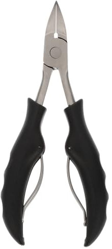 BELLIFFY Tagliaunghie in Acciaio Inossidabile Pratico Molla Incorporata, Strumento Portatile Per Manicure Ergonomico Antiscivolo, Per Uso Domestico Quotidiano