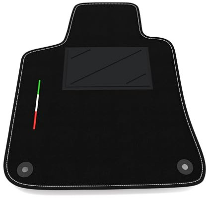 Automatte nur auf der Fahrerseite, 1 Stück, kompatibel mit Peugeot 308 2. Serie – Station Wagon 2013–2021| 1 maßgeschneiderter Teppich, Italien-Flagge