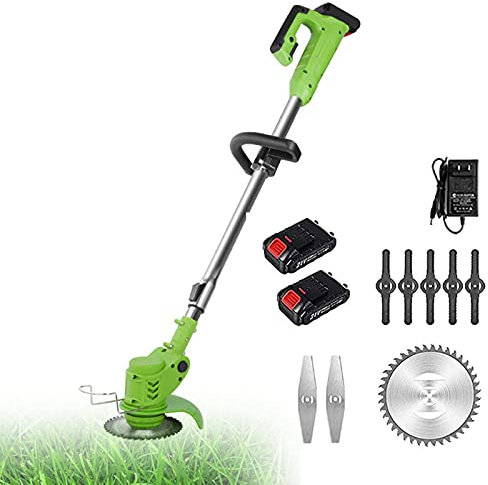 LKYLGYU Tosaerba Portatile, Macchina per diserbo da Giardino, tagliaerba Elettrico Easy Grass Cut, tagliabordi Senza Fili