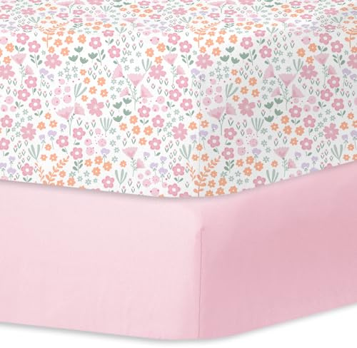 Little Grape Land Spannbettlaken 70x140cm, 2er Set Babybett Kinderbett