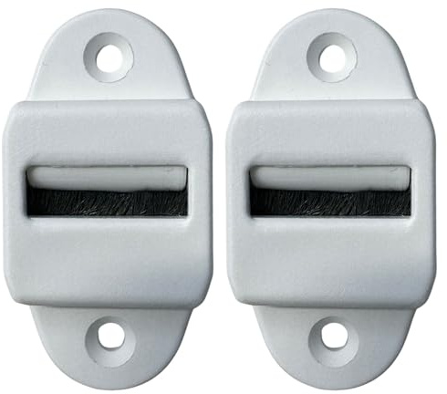 Rollwin 2x Gurtführung für Rolladen Lochabstand 45mm Made in Germany weiß Hochwertige Qualität Schutz Verringert Verschleiß Universal für handelsübliche Gurte Einfache Montage Robustes Material