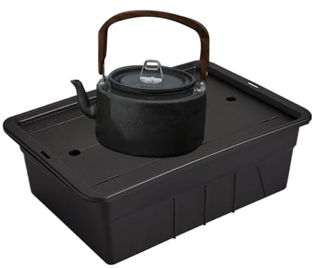 Memoria set di tè - per stazione da tè portatile, organizzatore di bevande multifunzioni | Contenitore di utensili da viaggio, vettore da tavolo leggero per picnic barbecue per il cortile del