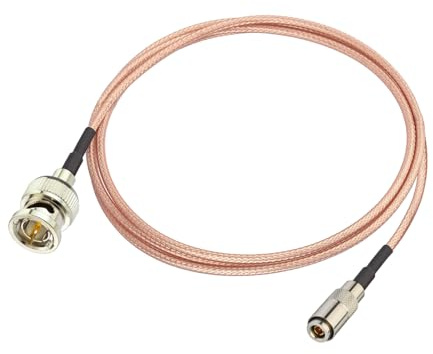 Superbat Cavo SDI HD/3G BNC Maschio a DIN 1.0/2.3 75 Ohm RG179D 1m | Sottile e Flessibile, Bassa Perdita, Placcato Oro, Video 4K, 1 Pezzo, per Blackmagic, CoaXPress, Videocamera