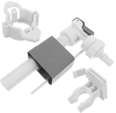 HOMSFOU Side Entry Toilet Fill Valve Water Inlet Valve for Toilet Tank Concealed Stainless Steel 1.6cm Pipe Thread Domestic Bathroom Plumbing Supplies
