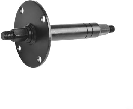 Oniissy Ejercicio para bicicleta eje medio para modelos compatibles, eje de pedal de metal de 17-20 mm de diámetro con espaciado de tornillo de 60 mm, para equipo de fitness duradero (20 mm x 165 mm)