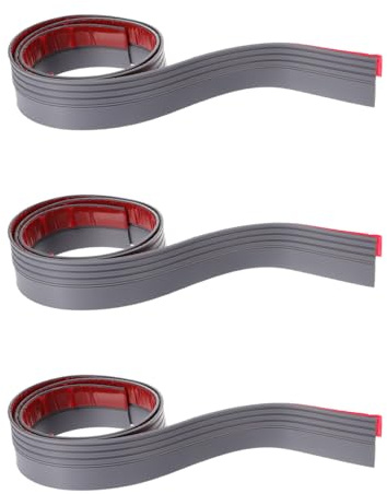 Gadpiparty Bandes d'Étanchéité Acoustiques 3 Pièces Auto-Adhésives 91 CM X 3,6 CM pour Isolation Phonique et Protection des Portes les Courants d'Air Bruit les Chambres et Bureaux