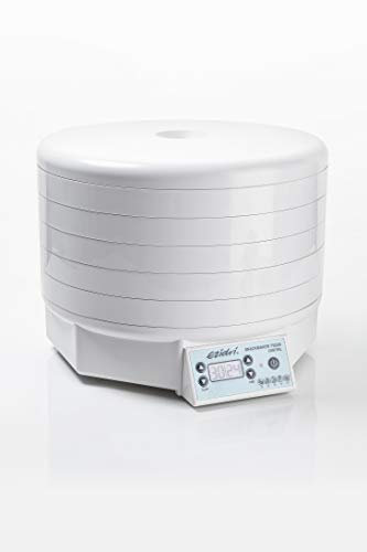 EZIDRI Snackmaker FD500 Déshydrateur numérique avec grande capacité (5 plateaux extensibles à 15), séchage uniforme, température sélectionnable (30-60 °C), idéal pour les plats RAW