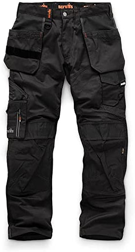 Scruffs Trade Holster Pantalón Negro 36L