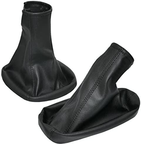 AERZETIX - C57714 - Schalthebel bag - schaltsack - schaltmanschette und handbremssack - kompatibel mit Opel Vectra A von 1988 bis 1995 - farbe : schwarz - aus kunstleder