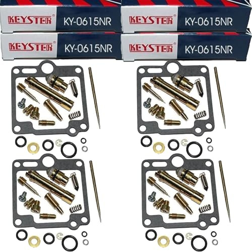 4x Keyster KY-0615NR Vergaser Reparatursatz für Yamaha XJR 1300 1999-2001 RP022