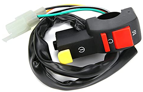 Interruttore Arresto Motociclo, Accensione Manubrio On/Off/Start, Per Pit Quad E Dirt Bike, Installazione Semplice E Affidabile