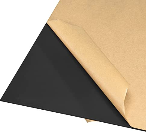DMiotech 12x12 3mm dicke PMMA Acrylplatte für Bastelprojekte, Schilder, schwarze Farbe