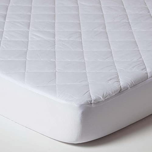 Homescapes 2er-Set Gepolsterte Matratzenauflagen wasserdicht Babybett 60x120 cm, Baby-Matratzenschoner hypoallergen & waschbar