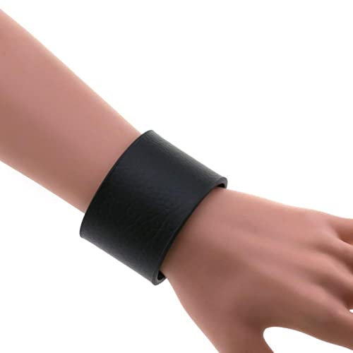 Bysonglezai Armbänder Damen Armband Frauen Geschenk Mädchen Cosplay Männer Schwarzes Leder Nietenarmband Punk Armband Goth Manschette Armband Gothic Nietschnalle Armbänder Für Frauen Gopunk-9