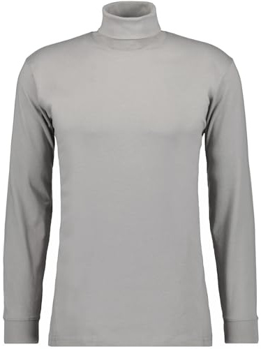 RAGMAN Basic polotröja för män, långärmad, Grus stengrå – 274, XXL