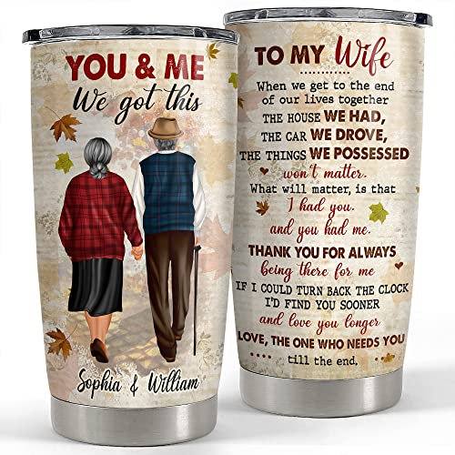Insulated Travel Mug 590ml Thermal Coffee Cup Reusable Thermo Cup for Christmas Mom Sister Personalized Couple Tumbler Custom Name Clothes