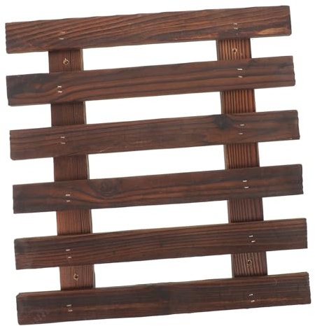 Generisch Cabilock Blumentopf Wandhalterung Holz Wandregal Holzregal Wand Pflanzenhalter Regal Pflanzenhänger Balkon Holz Wandregal Blumenhalter Pflanzenhänger Pflanzen Hängeregal Außenwanddekoration