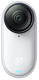 Insta360 GO 3S Camera Only (No Action Pod/Charger Included) - 128GB White, 4K Portable Vlogging Camera with Stabilization, Waterproof, Apple Find My & Mountable Design for POV Shots