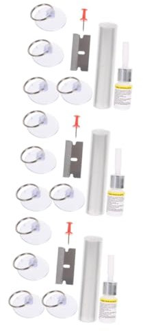 SEWOART 3 Sets Windschutzscheiben-chip-reparatur-set Autoglas-reparatur-set Fensterscheiben-kratzer-entferner Für