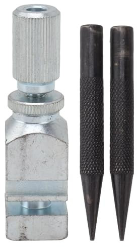 BORDSTRACT Kit de Herramientas para Romper Cadena de Motosierra, Remaches de Sierra de Cadena de Bolsillo de Acero, fácil extracción de eslabones de Cadena