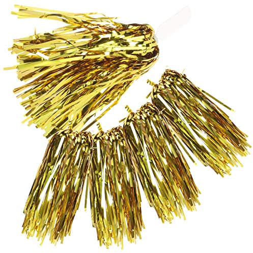 TOKIDNY Metallischer Pp-Griff Handgehaltene Cheerleading-poms Cheerleading-Blume Für Teamspiele