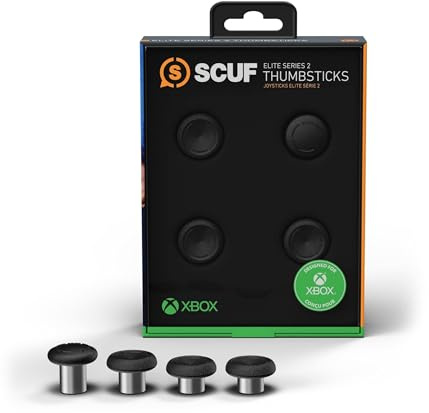 SCUF Elite Series 2 Lot de 4 Baguettes pour Xbox Elite Series 2 Noir