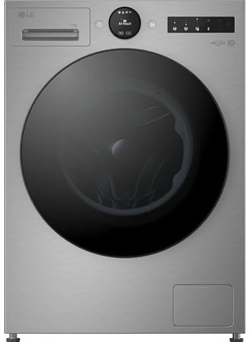 LG VX70 Series AI Direct Drive™ F4X7011TSB 11kg Washing Machine with 1400 rpm - Silver - A Rated