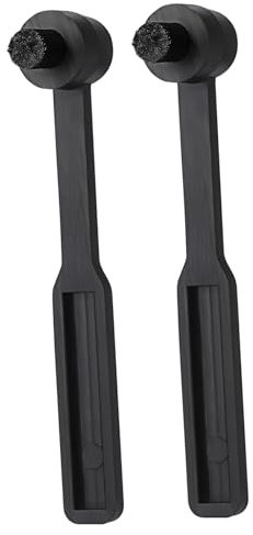 SUPVOX 2pcs Vinyl Record Cleaning Brush Kit Stylus Brush for Needle Cleaner Record Player Accessories Efficient Dust Removal