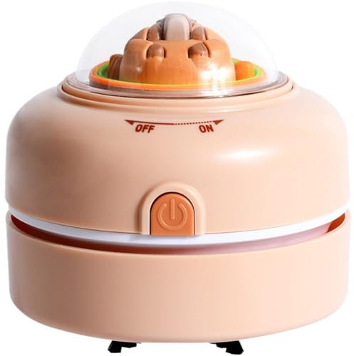 HiyyFloy Aspiradora De Escritorio, Mini Barredora De Polvo De Mesa De Capibara, Limpiador De Polvo Inalámbrico para Hogar, Escuela, Oficina, Teclado De Computadora