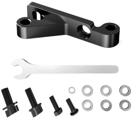 Dytabepl is-Halterung auf Flat Mount Fahrradbremsadapter 160 180 mm Rotorbremssatteladapter für Rahmengabel Fahrradzubehör