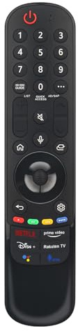 Neu FernbedienungErsatz für LG TV AN-MR21GC AN-MR21GA AKB76036201 2021,2021 OLED TV'S G1,C1,A1 SERIES,2021 QNED MINI-LED TV'S QNED99,43NANO753PA,43NANO77P,43UP78003LB,50NANO803PA,55NANO753PR,55NANO75P