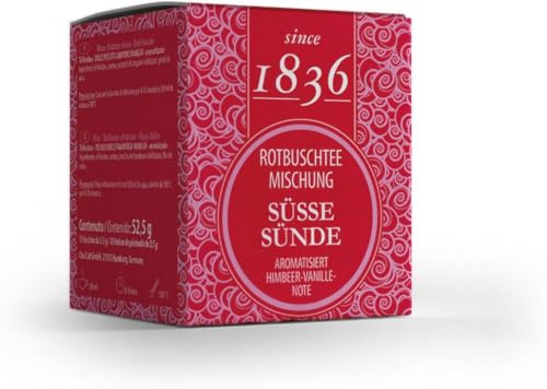 Since 1836 Rooibos Dulce Peché - Rooibos Frambuesa Vainilla - 15 sobres piramidales
