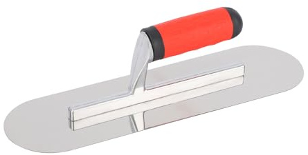 Paleta de acero inoxidable para piscina, herramientas de acabado de hormigón, enlucido de pared de cemento, herramienta de construcción de mampostería, mango ergonómico