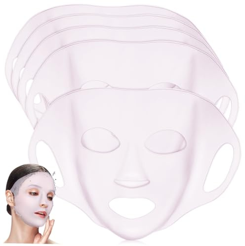 ARTSEWPLY 5stücke Silikon Maskenstütze Wiederverwendbar Für Gesichtsmasken Abdeckung Mit Öffnungen Für Brille Nase Mund Hautpflege Feuchtigkeitsmaske