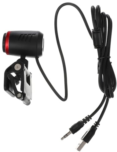 Toddmomy Webcam Professionale Usb 16mp Microfono Digitale Esterno, Telecamera Per Streaming Live Girevole 360°, Adatta a Videoconferenze e Live Streaming Su Pc e Laptop