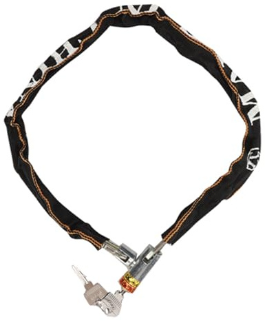 CHHELIHL Candado de cadena antirrobo para motocicleta y scooter de movilidad de 80 cm/31,5 pulgadas, candado de seguridad para bicicleta con 2 llaves.