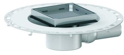 DALLMER Bodenablauf TistoStone Plan VN 15, DN 50, 150 x 150 mm