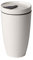 like. by Villeroy & Boch - Kaffeebecher To Go 350 ml, Spülmaschinenfest, Becher To Go Keramik, Coffee To Go Becher, Fürs Auto, Heißgetränkebecher Kaffee, Porzellan, Silikon, Baumwolle