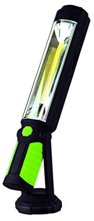 Luceco Linterna LED Inclinable con Power Bank USB, 2 Modos de Luz, Recargable, Luz de Inspección, Negro, IK05, 5W, 450lm, 6500K, LILT45T65